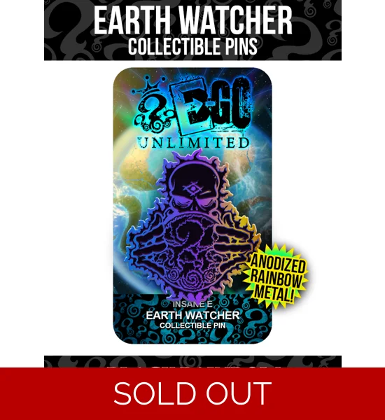 Black Rainbow Earth Watcher '25 Pin